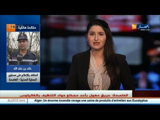 الحماية المدنية    نحاول التحكم في حريق الكاليتوس.. نرجو من المواطنين عدم غلق الطريق