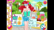 Disney Princess Elsa Ariel and Pocahontas Summer Pool Party - Dress Up Games