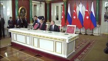 Erdoğan, Putin'le Ortak Basın Toplantısı Düzenledi