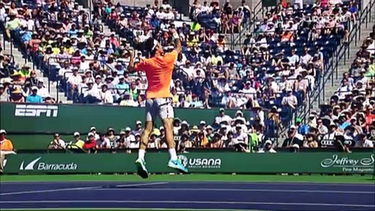 Federrer Nadal Headline Rolex Indian Wells