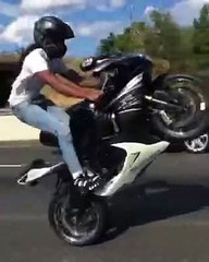 Bike Stunts By Girl