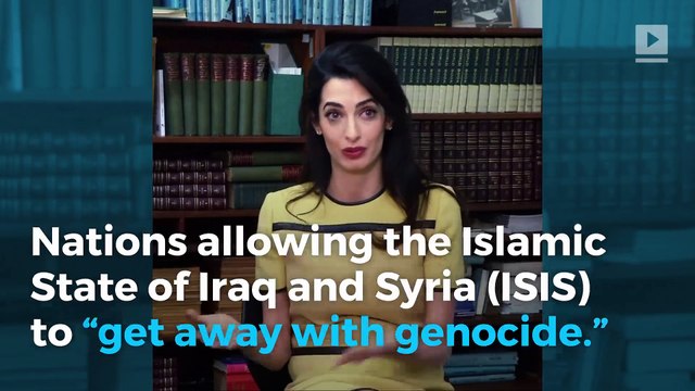 Amal Clooney urges Iraq and the U.N. to take a real stand against ISIS
