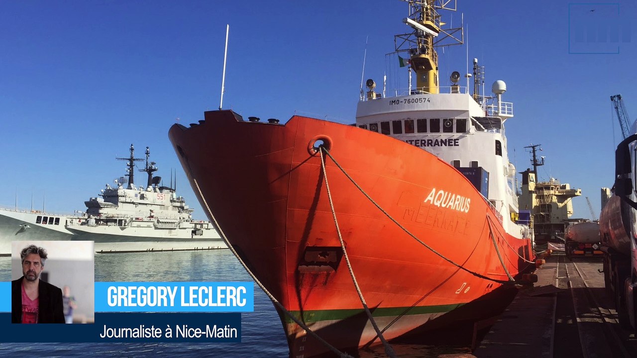 A bord de l'Aquarius, le navire de secours des migrants au large de la Libye