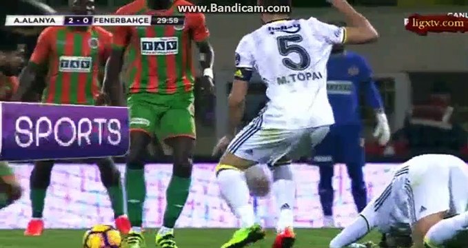 Kenneth Omeruo OWN GOAL GOAL HD Alanyaspor 2 - 1 Fenerbahce - 10.03.2017
