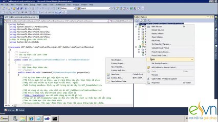 Gọi WCF từ Event Receivers trong SharePoint 2010