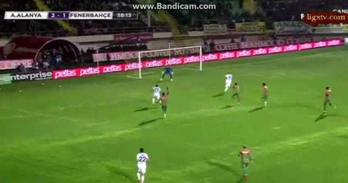 Fernandao - GOAL - Alanyaspor 2 - 2 Fenerbahce - 10.03.2017