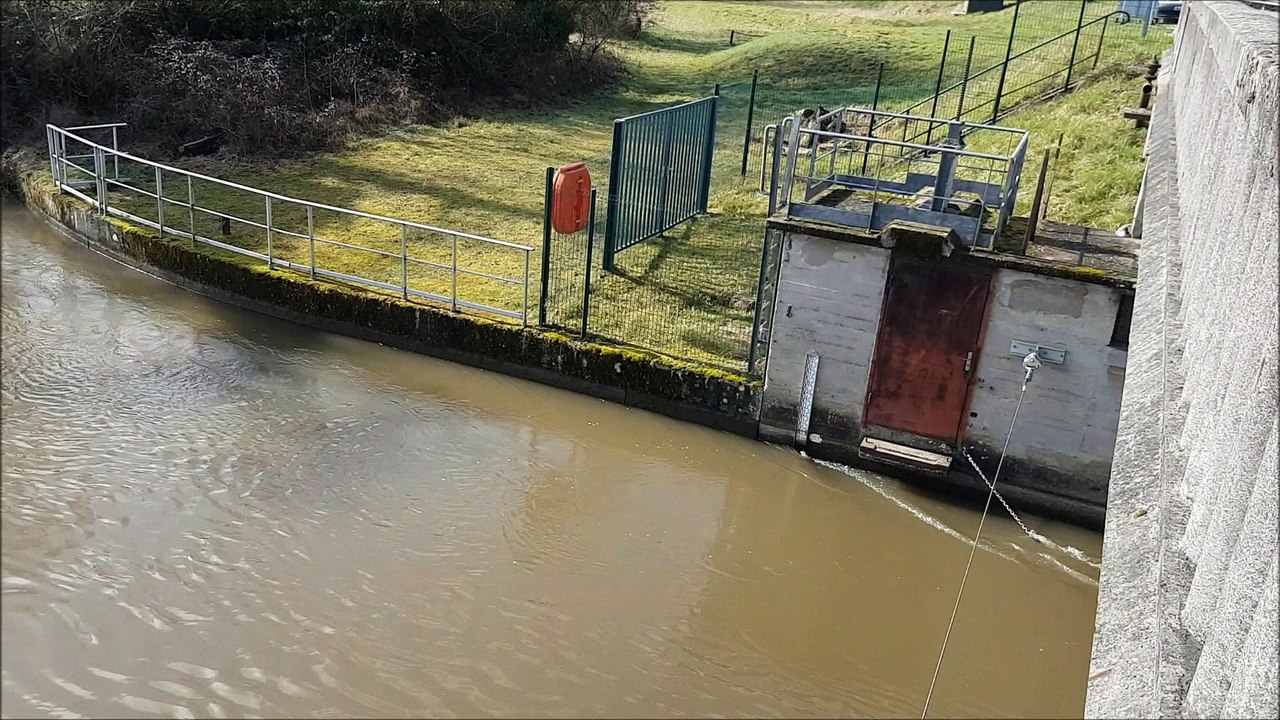 La Moselle au barrage de Méréville