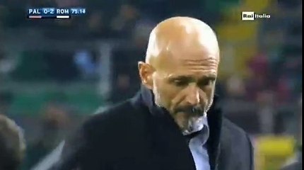 Edin Dzeko Goal Palermo 0 - 2 AS Roma SA 12-3-2017