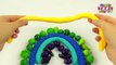 Rainbow With Play Doh Fruits and Vegetables | Learn Colours with Play Doh Foam fruits and vegetables