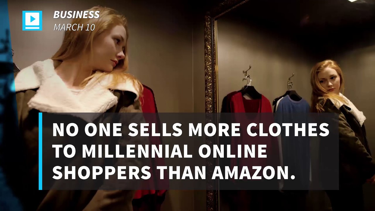 No one sells more clothes to millennials online than Amazon