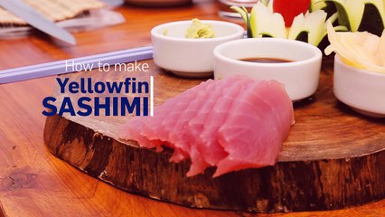 How to Make Yellowfin Tuna Sashimi