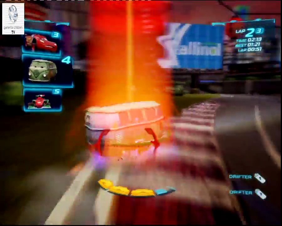 Легковые автомобили 2. игра молния Маккуин перспектива бег дисней автомобиль Игры анг