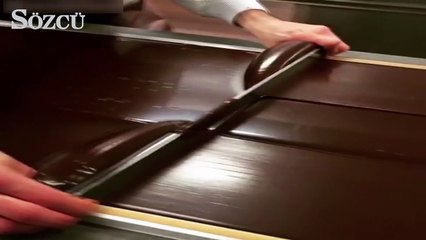 Paris'te çikolata yapımı