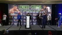 LEMIEUX VS. STEVENS - Weigh In - 3.10.2017