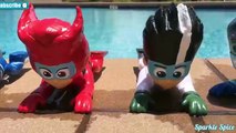 PJ Masks Toys Pool Bathtub Bath Paint Learn Colors for Fingerpaint Romeo Game Paw Patrol Paddlin Pup