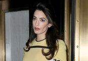 Pregnant Amal Clooney Shows Off Her Baby Bump