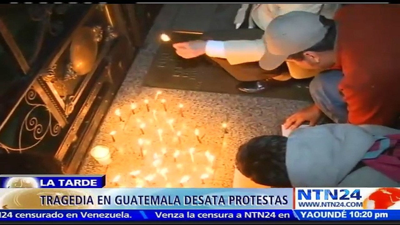 Guatemaltecos claman justicia por tragedia en albergue de menores que deja 37 víctimas mortales