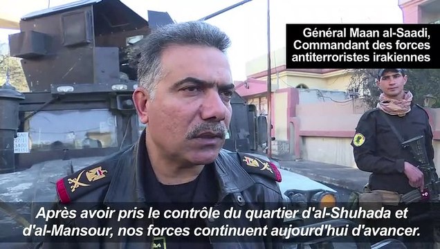 Mossoul: les forces irakiennes progressent, l'EI faiblit