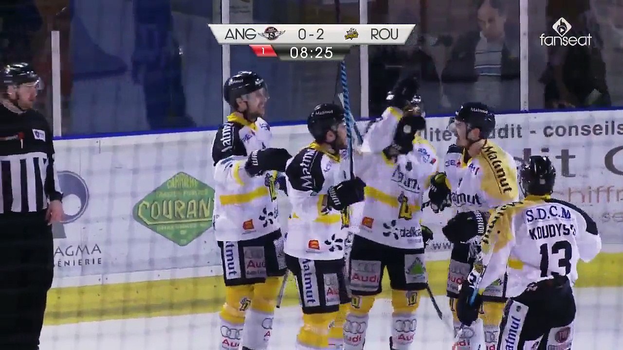 1/4 FINALE (M6) : ANGERS - ROUEN : 1-5 (LES BUTS)