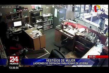 EEUU: ladrones vestidos de mujer asaltan joyería en Florida