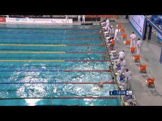 Men's 100m backstroke S10 | Final | 2014 IPC Swimming European Championships Eindhoven