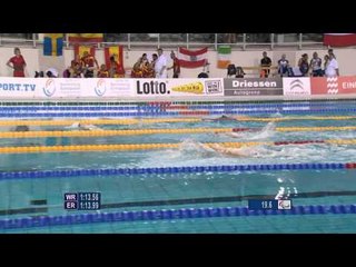 Men's 100m backstroke S6 | Final | 2014 IPC Swimming European Championships Eindhoven