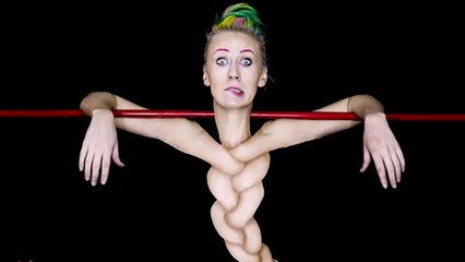 Artist Transforms Into Freaky &apos;Human Braid&apos;