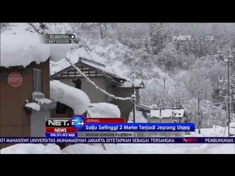 Timbunan Salju Mencapai 2 Meter di Jepang Utara - NET24