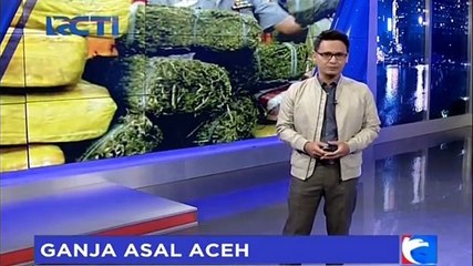 Bandar Ganja asal Aceh Dibekuk Dalam Bus AKAP