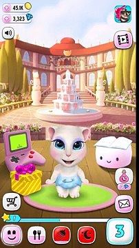 My Talking Angela - Opening 10 Stickers Packs - GamePlay - Android #2