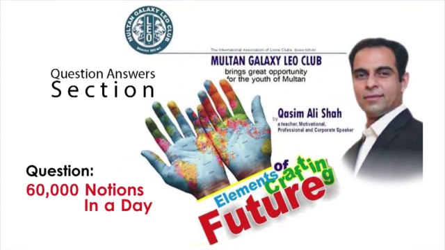 60k Notions In A Day By Qasim Ali Shah|60 hazar khialt ko kesay control krain|manage thoughts by feelings|