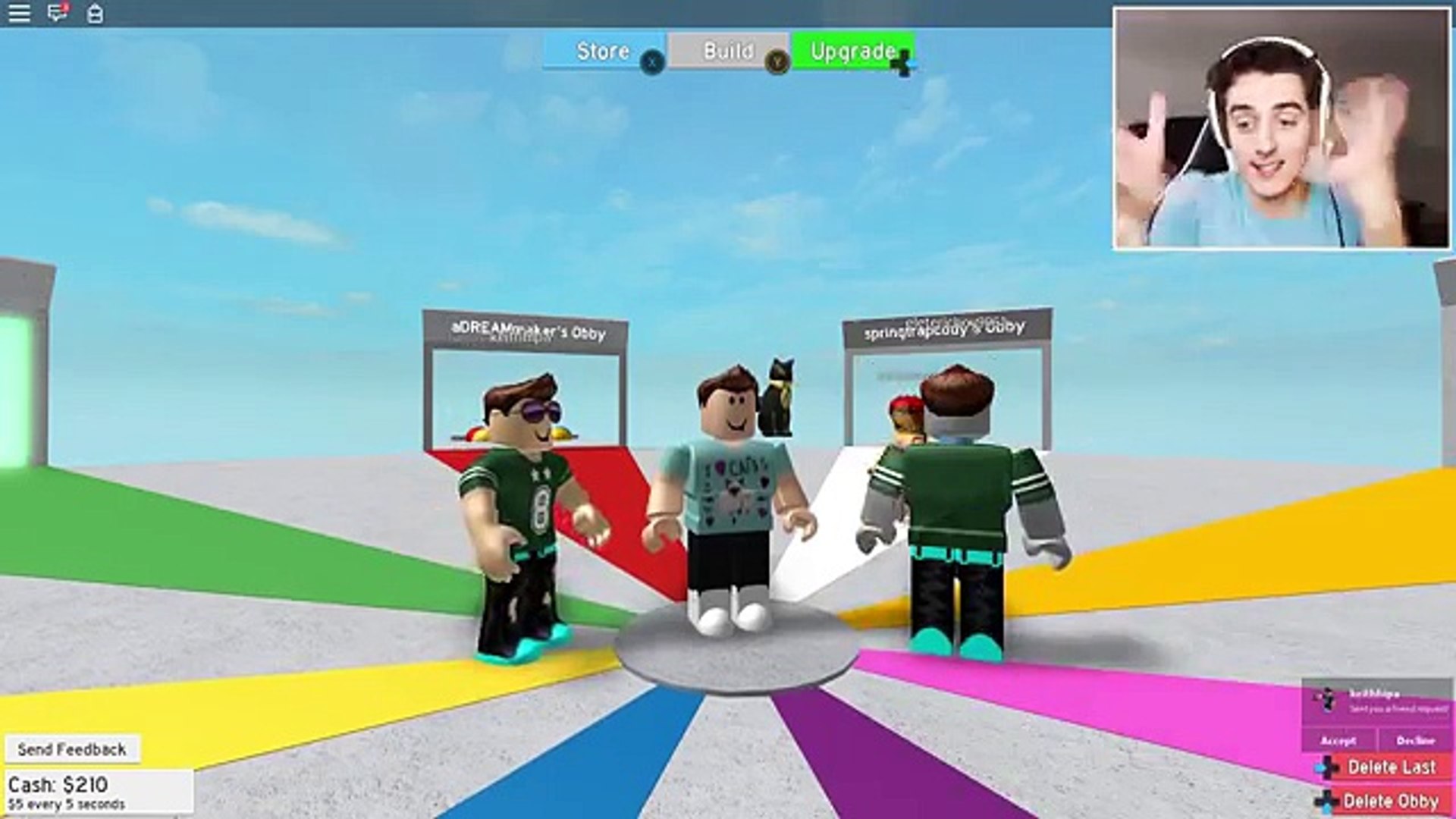 roblox videos obbys with denis