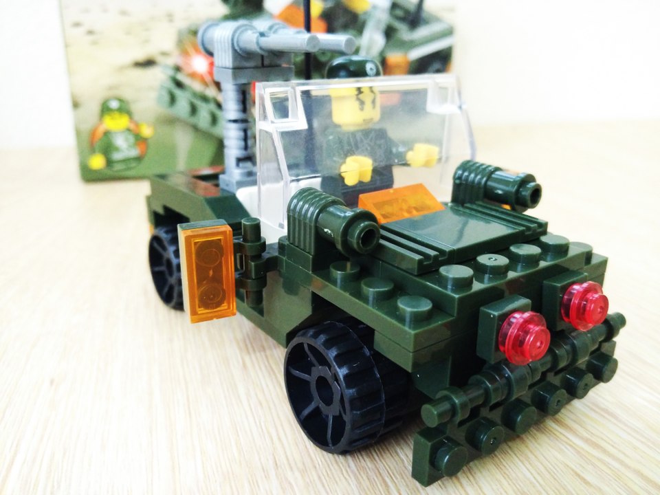 Xếp hình ô tô quân sự | Lego war car | Đồ chơi trẻ em HD
