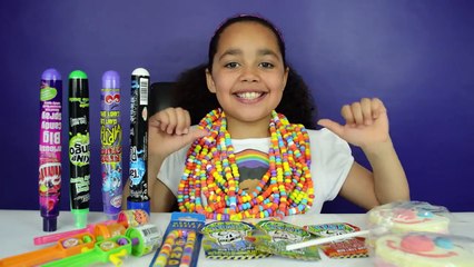 И головной мозг Конфеты гигант ожерелье попсовый Обзор сладости спрей больной blasterz |