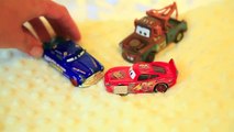 Cars Frank Crashes into Lightning McQueen, Mater helps McQueen after Accident McQueen Brok