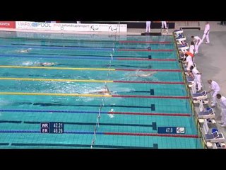 Men's 50m backstroke S3 | Final | 2014 IPC Swimming European Championships Eindhoven