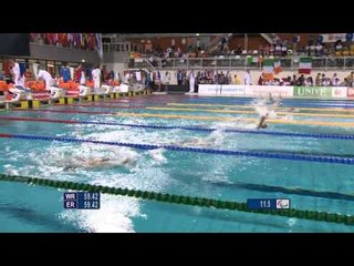 Men's 50m backstroke S2 | Final | 2014 IPC Swimming European Championships Eindhoven