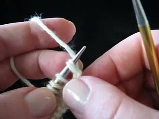 Learn to knit - Continental Lesson - The Knit Stitch