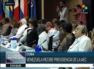 Venezuela asume presidencia de Asociación de Estados del Caribe