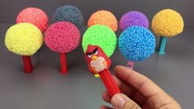 Playfoam Surprise PEZ Lightning Mcqueen Angry Birds Minnie Mouse