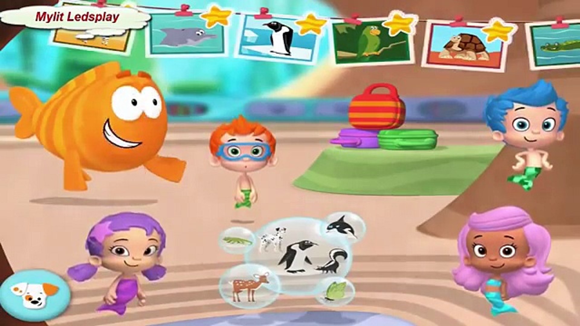 ⁣Kids games Bubble Guppies Animal School Day Day Full