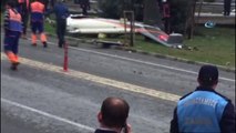 Büyükçekmece'de Helikopter Düştü! #SONDAKİKA