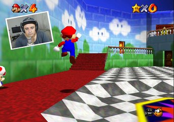 Jogando uma Fase #1 Super Mario 64