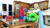 Frozen Elsa GHOST Prank w/ #Spiderman and Anna, Batman vs Joker! Superheroes in Real Life