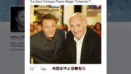 Arthur bouleversé par la mort de Pierre Tchernia