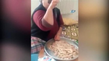 Mumbar Dolması Yapan Kadından Nusret Takliti