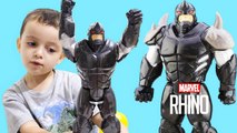 Rhino Boneco Marvel Titan Hero Series Sinister 6 Spiderman Homem de Ferro Toys