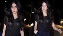 Jhanvi Kapoor's Chic Look At Badrinath Ki Dulhania Special Screening