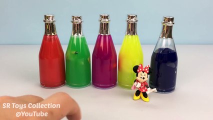 Learn Colors Gooey Slime Surprise Toys Bottles Minnie M