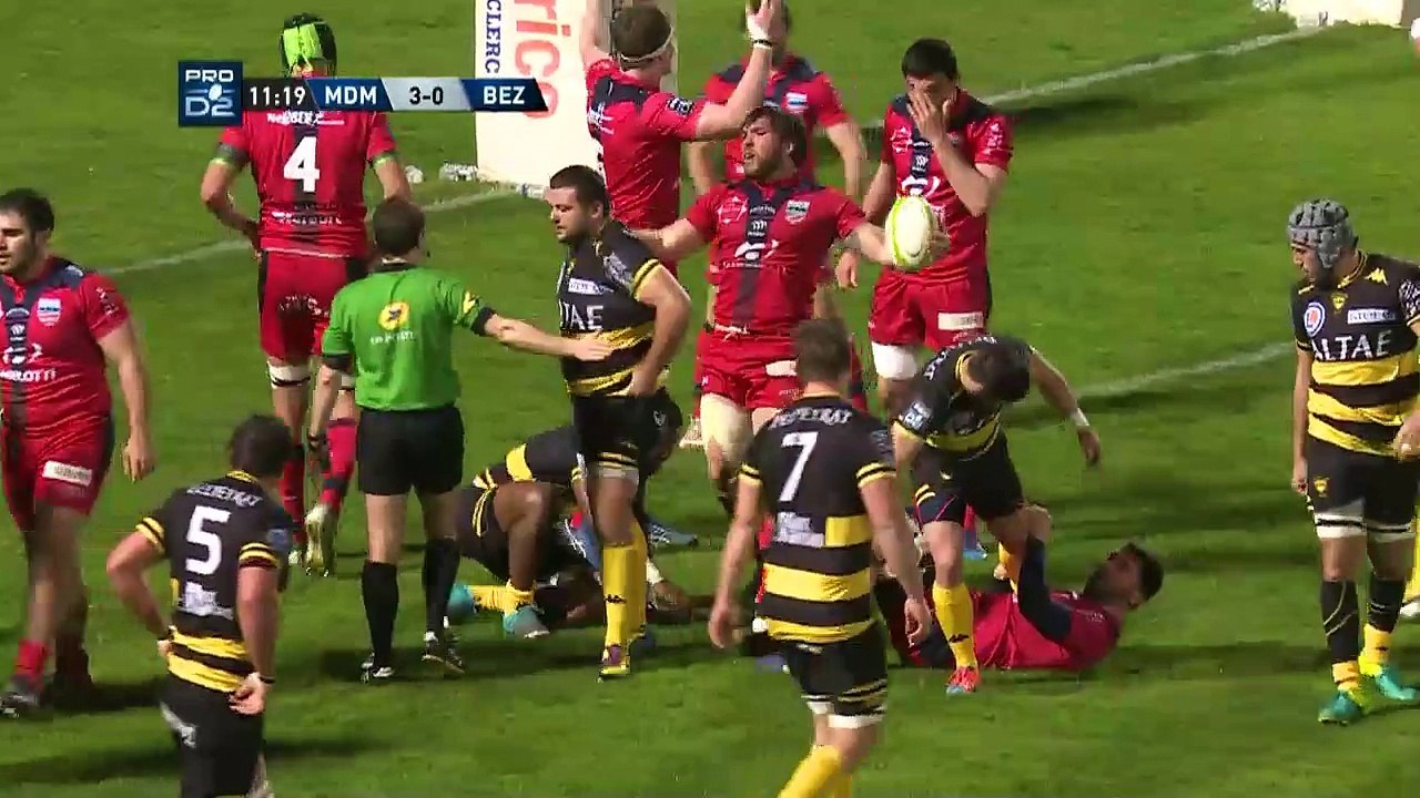 SITE OFFICIEL STADE MONTOIS RUGBY - RESUME SMR vs BEZIERS